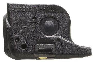 Image of Streamlight TLR-6 Subcompact Gun-Mounted Tactical Light w/Red Laser, Glock 42/43, Black, 69270