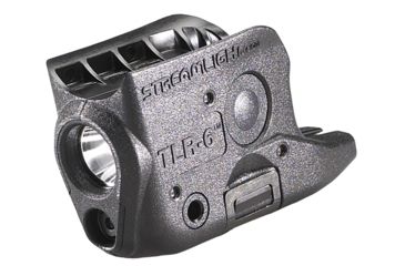 Image of Streamlight TLR-6 Subcompact Gun-Mounted Tactical Light w/Red Laser, Glock 42/43, Black, 69270