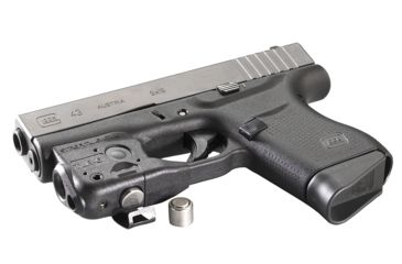 Image of Streamlight TLR-6 Subcompact Gun-Mounted Tactical Light w/Red Laser, Glock 42/43, Black, 69270