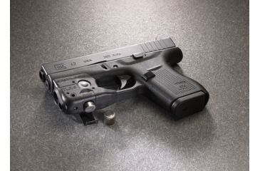 Image of Streamlight TLR-6 Subcompact Gun-Mounted Tactical Light w/Red Laser, Glock 42/43, Black, 69270