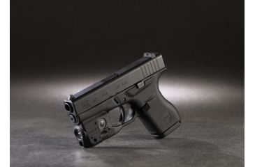 Image of Streamlight TLR-6 Subcompact Gun-Mounted Tactical Light w/Red Laser, Glock 42/43, Black, 69270