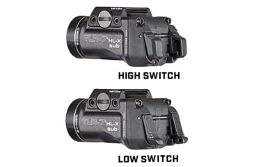 Image of Streamlight TLR-7 HL-X Sub USB Multi-Fuel, High-Lumen, Rail-Mounted Light, Springfield Armory Hellcat, Heckler Koch CC9, Black, 69506