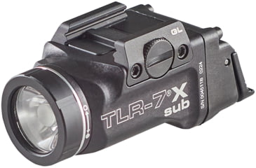 Image of Streamlight TLR-7 X Sub Ultra-Compact LED Tactical Weapon Light, Glock 43X/48/MOS, Black, 69400