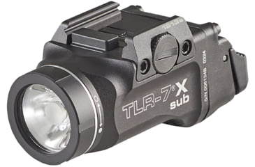Image of Streamlight TLR-7 X Sub Ultra-Compact LED Tactical Weapon Light, Glock 43X/48/MOS, Black, 69400