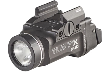 Image of Streamlight TLR-7 X sub USB 500 Lumens LED Weapon Light, CR123A, Black, Sig Sauer P365/XL Closed Rail Systems, 69406