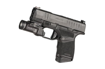 Image of Streamlight TLR-7 X sub USB 500 Lumens LED Weapon Light, CR123A, Black, Springfield Armory Hellcat/Heckler &amp; Koch CC9, 69408