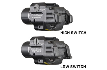 Image of Streamlight TLR-8 HL-X USB SL-B9 Rechargeable 1000 Lumens Weapon Light with High And Low Switches, USB-C Cord, Multi-Tool, And Key Kit, Black, 69465