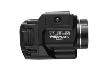 Image of Streamlight TLR-8 Tactical Weapon Light w/Laser Sight, Rail Mounted, 500 Lumen LED, 640-660nm Red Laser, 1 x CR123A Battery, Black, 69410
