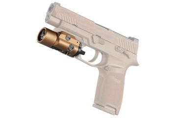 Image of Streamlight TLR-VIR II Weapon Flashlight and IR Laser , CR123A, White, 300 Lumens, Coyote, 69191