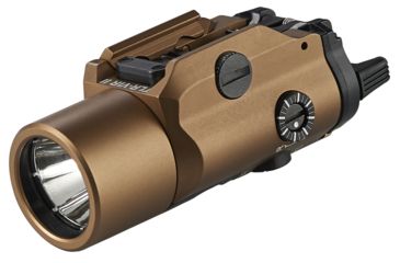 Image of Streamlight TLR-VIR II Weapon Flashlight and IR Laser , CR123A, White, 300 Lumens, Coyote, 69191