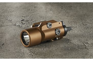 Image of Streamlight TLR-VIR II Weapon Flashlight and IR Laser , CR123A, White, 300 Lumens, Coyote, 69191