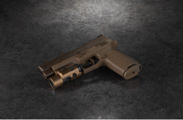 Image of Streamlight TLR-VIR II Weapon Flashlight and IR Laser , CR123A, White, 300 Lumens, Coyote, 69191