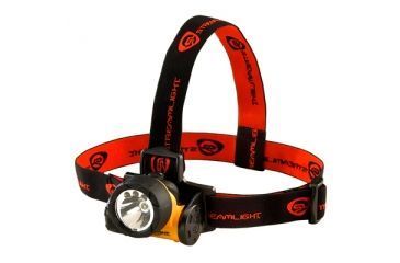 Image of Streamlight Trident HAZ-LO Div. 1 with White LEDs, alkaline batteries. Rubber &amp; Elastic straps. Yellow 61025