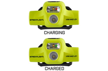 Image of Streamlight USB HAZ-LO Intrinsically Safe Headlamp, 120V AC, Box, Yellow, 61463