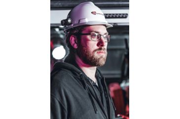 Image of Streamlight Vantage II Helmet Flashlight, 350 Lumens w/industrial hard hat mount, CR123A lithium battery, Black, 69333