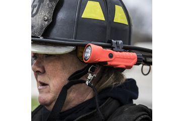 Image of Streamlight Vantage 180 X USB Flashlight, 250 Lumens w/ 18650 USB battery, helmet bracket, Orange 88911