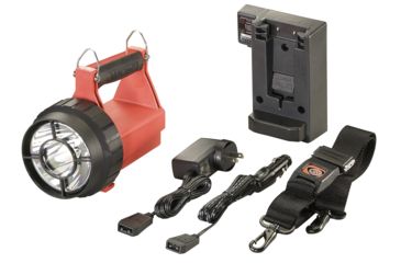 Image of Streamlight Vulcan Led Lantern, Atex Rated, 180 Lumen White Led, 22060 - 100V Ac Charge Cord, 12V Dc, Orange, 44754