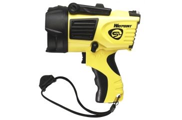 Image of Streamlight Waypoint Pistol Grip Spotlight w/ 12V DC Power Cord and Polymer Mount, Yellow, Box Pack 44900