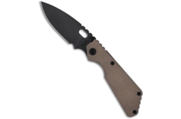 Image of Strider Knives PT Folding Knife, 2.75in, CPM S30V, Spear Point Blade, G-10, Brown Handle, Brown/Black, 6.50 inch, BHQ-9328