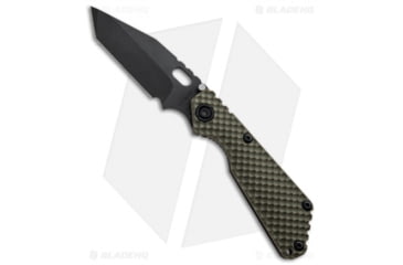 Image of Strider Knives SnG Folding Knife, 3.50in, CPM S30V, Tanto Blade, G-10, OD Green Handle, 3/4 GG Gunner Grip, OD Green/Black, 8.20 inch, BHQ-22628