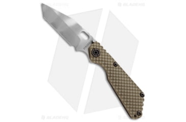 Image of Strider Knives SnG Folding Knife, 3.50in, CPM S110V, Spear Point Blade, G-10, Green Handle, Ghost Stripe, Green/Gray, 8.20 inch, BHQ-23791