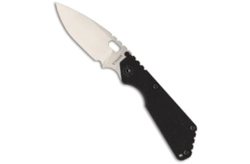 Image of Strider Knives SnG Folding Knife, 3.50in, CPM 154, Spear Point Blade, G-10, Black Handle, w/ Heat Stripe, Black/Gray, 8.20 inch, BHQ-6951