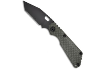 Image of Strider Knives SnG Folding Knife, 3.50in, CPM S30V, Tanto Blade, G-10, OD Green Handle, GG Gunner Grip, OD Green/Black, 8.20 inch, BHQ-9516