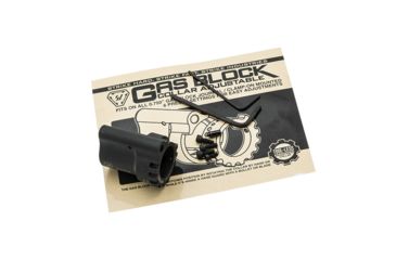 Image of Strike Industries Collar Adjustable Gas Block, SI-AR-CAGB, Black, One Size, SI-AR-CAGB