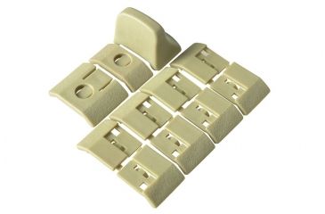Image of 13Pcs Keymod Rail Cover, Tan