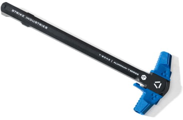 Image of Strike Industries .223/5.56 T-Bone Charging Handle with Blue Handles, Blue, One Size, SI-AR-TBCH-223-BK-BLU, Blue, One Size, SI-AR-TBCH-223-BK-BLU