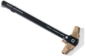 Image of Strike Industries .223/5.56 T-Bone Charging Handle with FDE Handles, Black, One Size, SI-AR-TBCH-223-BK-FDE