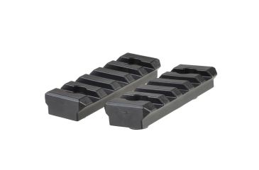 Image of Strike Industries 2pcs Polymer 5 Slot Keymod Short Rail Section, Black SI-KMPRS-5