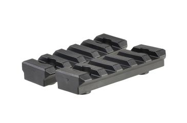 Image of Strike Industries 2pcs Polymer 5 Slot Keymod Short Rail Section, Black SI-KMPRS-5
