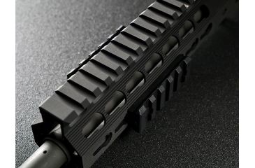 Image of Strike Industries 2pcs Polymer 5 Slot Keymod Short Rail Section, Black SI-KMPRS-5