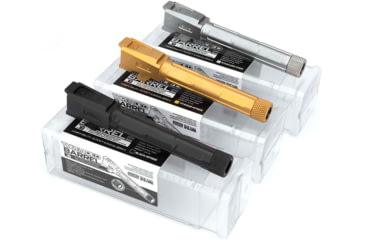 Image of Strike Industries 4.46in Threaded Barrel for Glock 19, 1-10 Twist Rate, 1/2x28 TPI, Black, SI-G-THDBARREL-19-BK