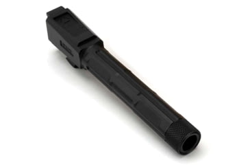Image of Strike Industries 4.46in Threaded Barrel for Glock 19, 1-10 Twist Rate, 1/2x28 TPI, Black, SI-G-THDBARREL-19-BK