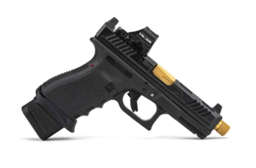 Image of Strike Industries 4.46in Threaded Barrel for Glock 19, 1-10 Twist Rate, 1/2x28 TPI, TiN, SI-G-THDBARREL-19-TIN