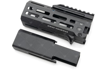 Image of Strike Industries 6 Handguard for CZ Scorpion EVO Pistol, Black, SI-CEVO-HG-6-BK