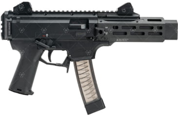 Image of Strike Industries 6 Handguard for CZ Scorpion EVO Pistol, Black, SI-CEVO-HG-6-BK