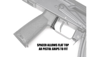 Image of Strike Industries AK Multi-Angle Pistol Grip, Black, One Size, SI-AK-MAPG-BK