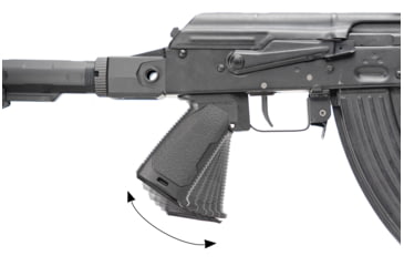 Image of Strike Industries AK Multi-Angle Pistol Grip, Black, One Size, SI-AK-MAPG-BK