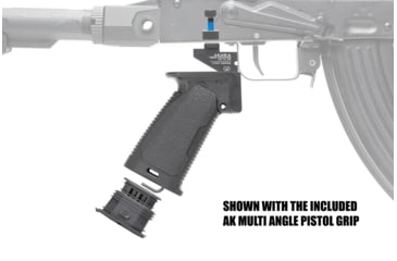 Image of Strike Industries AK Multi-Angle Pistol Grip, Black, One Size, SI-AK-MAPG-BK