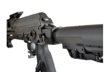 Image of Strike Industries AK Stock Adaptor Allows For The Replacement of Any Standard Fixed Ak Stock To Be Converted To Accept an AR Buffer Tube Assembly, Black SI-AK-SA