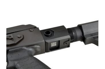 Image of Strike Industries AK Stock Adaptor Allows For The Replacement of Any Standard Fixed Ak Stock To Be Converted To Accept an AR Buffer Tube Assembly, Black SI-AK-SA