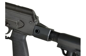 Image of Strike Industries AK Stock Adaptor Allows For The Replacement of Any Standard Fixed Ak Stock To Be Converted To Accept an AR Buffer Tube Assembly, Black SI-AK-SA