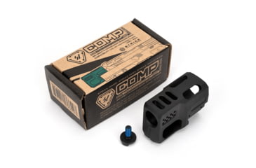 Image of Strike Industries Alpha Compensator, Black, Small, SI-SMC-COMP-S