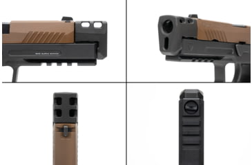 Image of Strike Industries Alpha Compensator, Black, Small, Black, One Size, SI-SMC-COMP-S