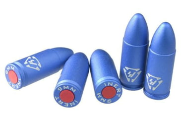 Image of Strike Industries Aluminum Dummy Rounds-9mm - 5PK, Blue, One Size, SI-DR-AL-9mm-BLU