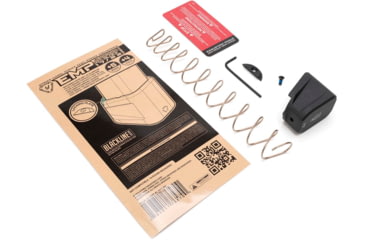 Image of Strike Industries Aluminum Extended Magazine Plate for Glock 17/ Glock 22, Black, SI-EMP-AL-G17-BK-5RD