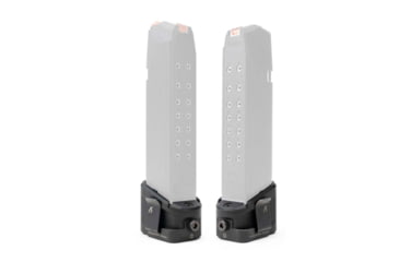 Image of Strike Industries Aluminum Extended Magazine Plate for Glock 17/ Glock 22, Black, SI-EMP-AL-G17-BK-5RD
